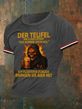 Bedrucktes T-Shirt für Herren BRINGEN SIE BIER MIT